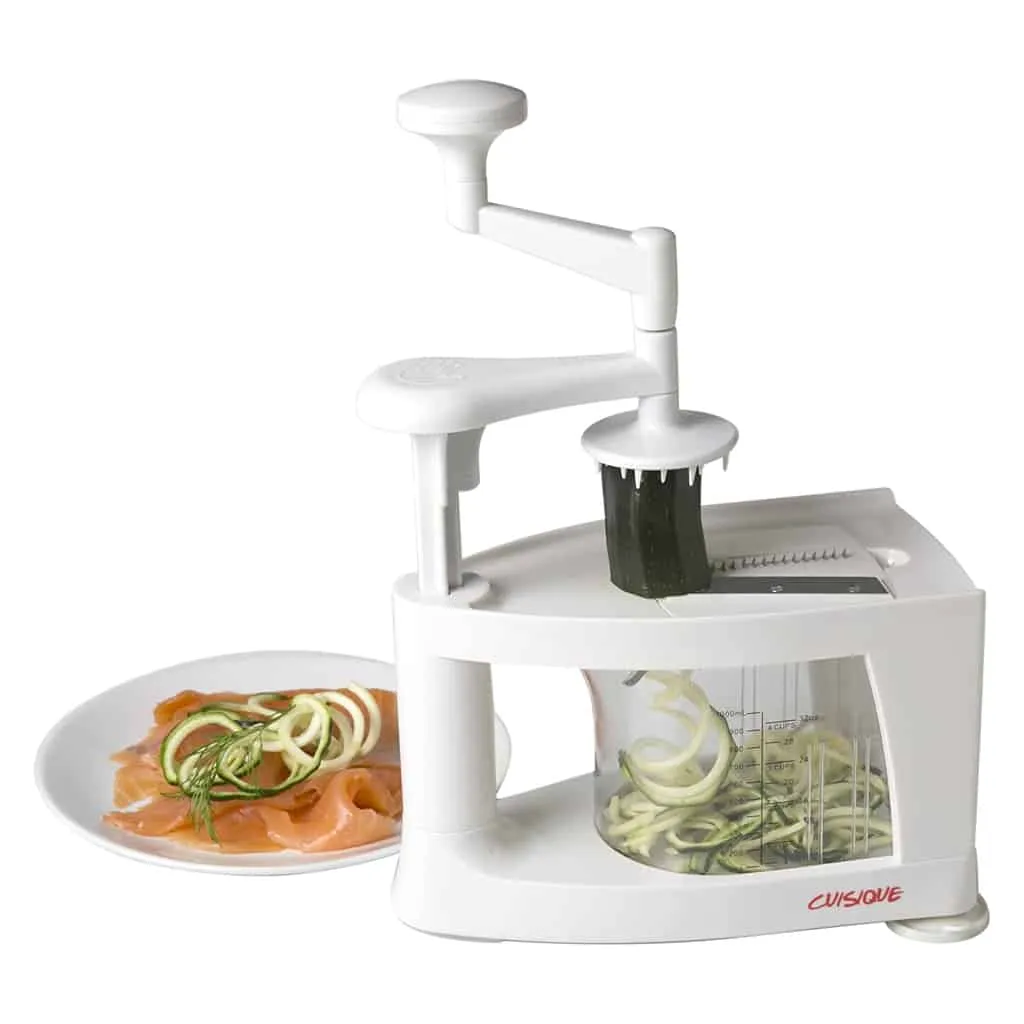 Hand-operated food processor