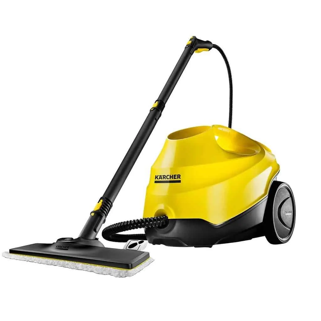 Mobile cylinder steam cleaner