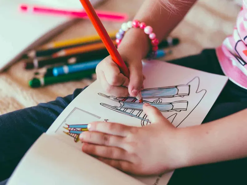 Colouring in