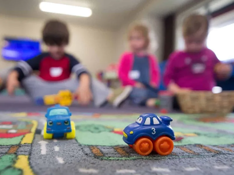 pre-school kids at play