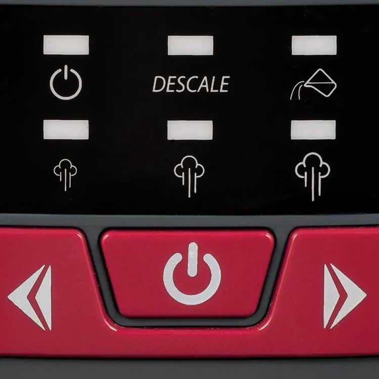 Steam iron settings