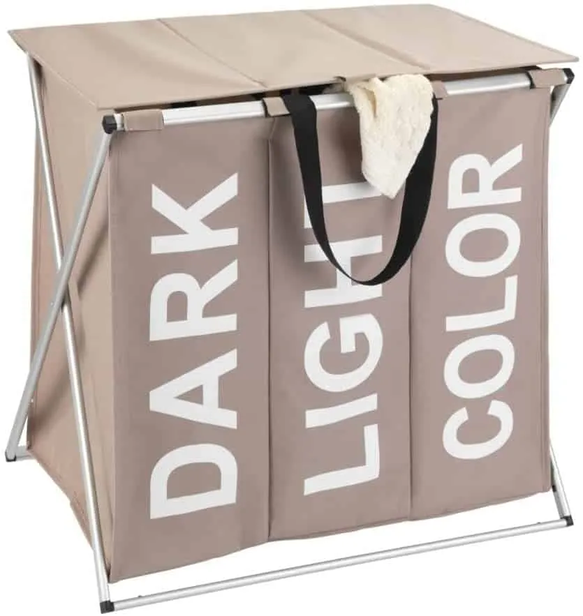 Triple laundry sorter