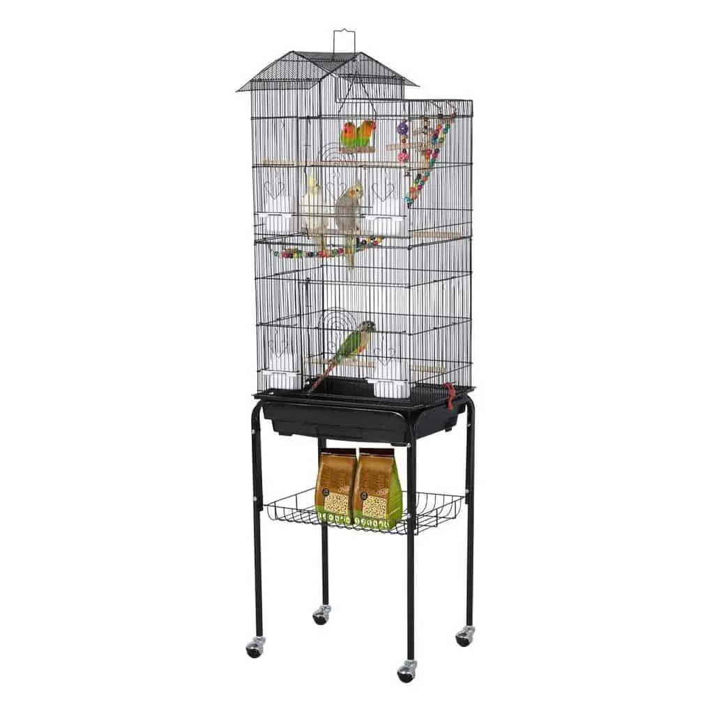 Large birdcage with stand