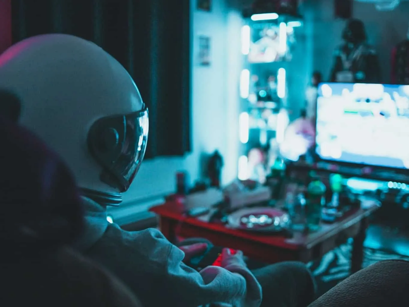 Astronaut at home