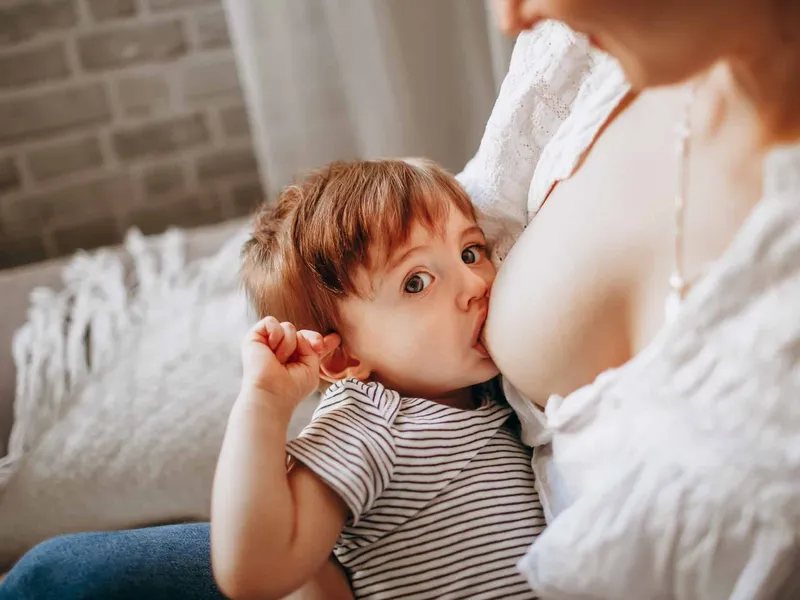 breastfeeding baby