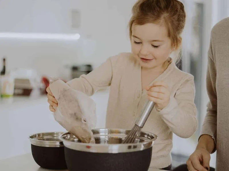 Child cooking