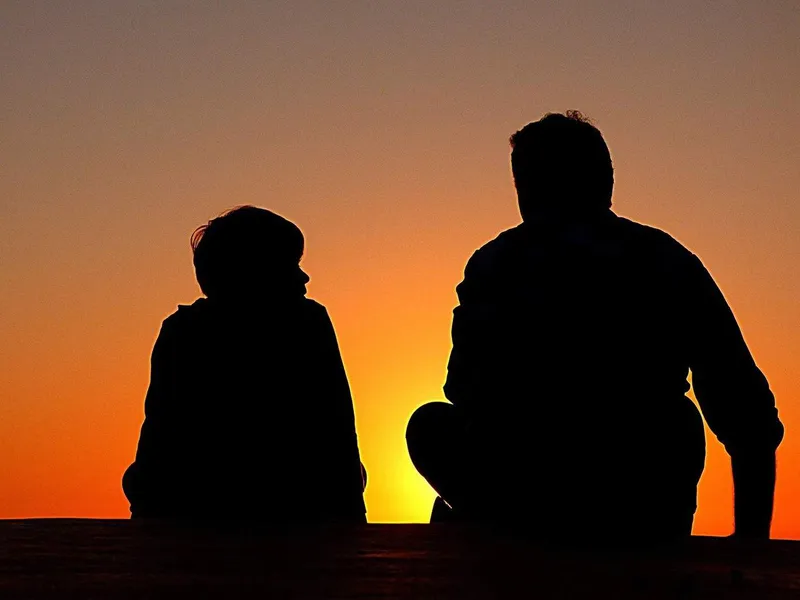 Watching sunset