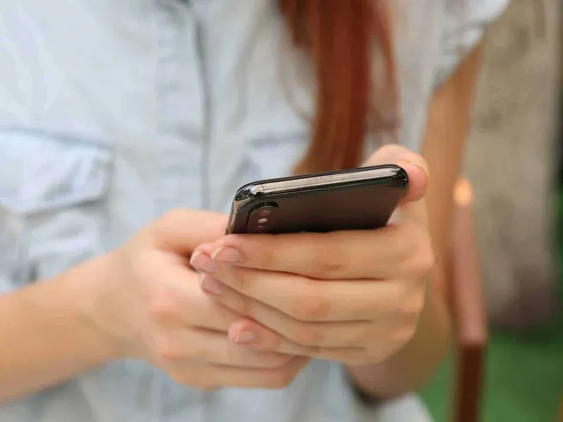 Girl texting