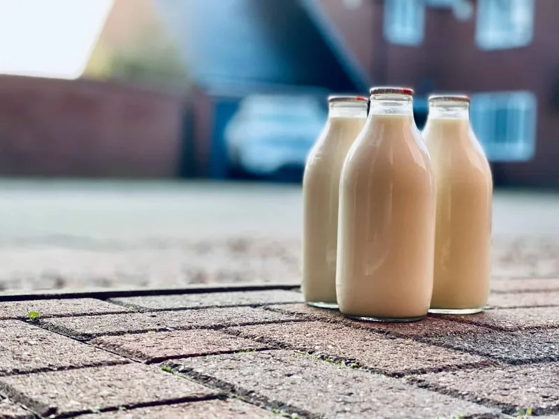 3 milk bottles