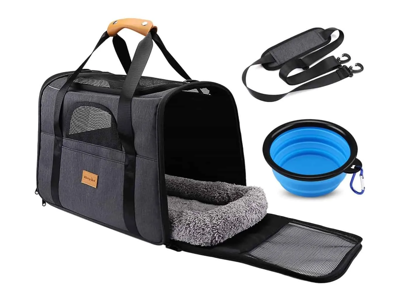 Soft-side carrier with handles and accessories
