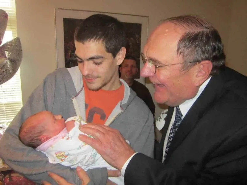 Newborn grandchild