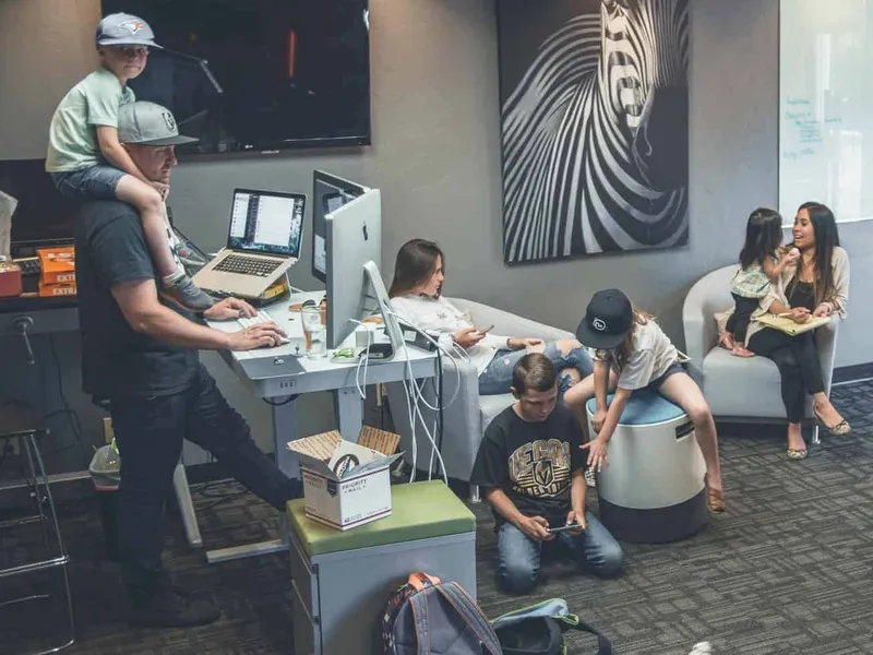 Kids in the office