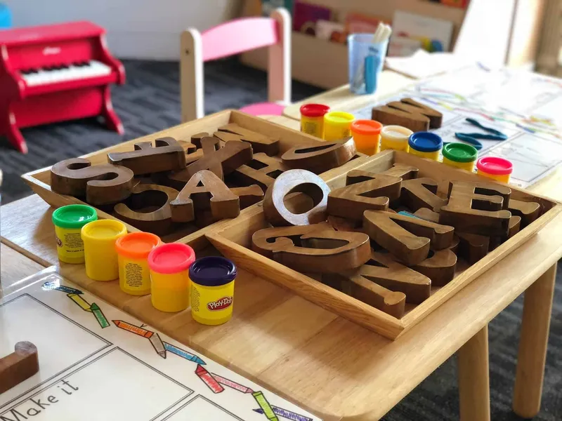Wooden letters