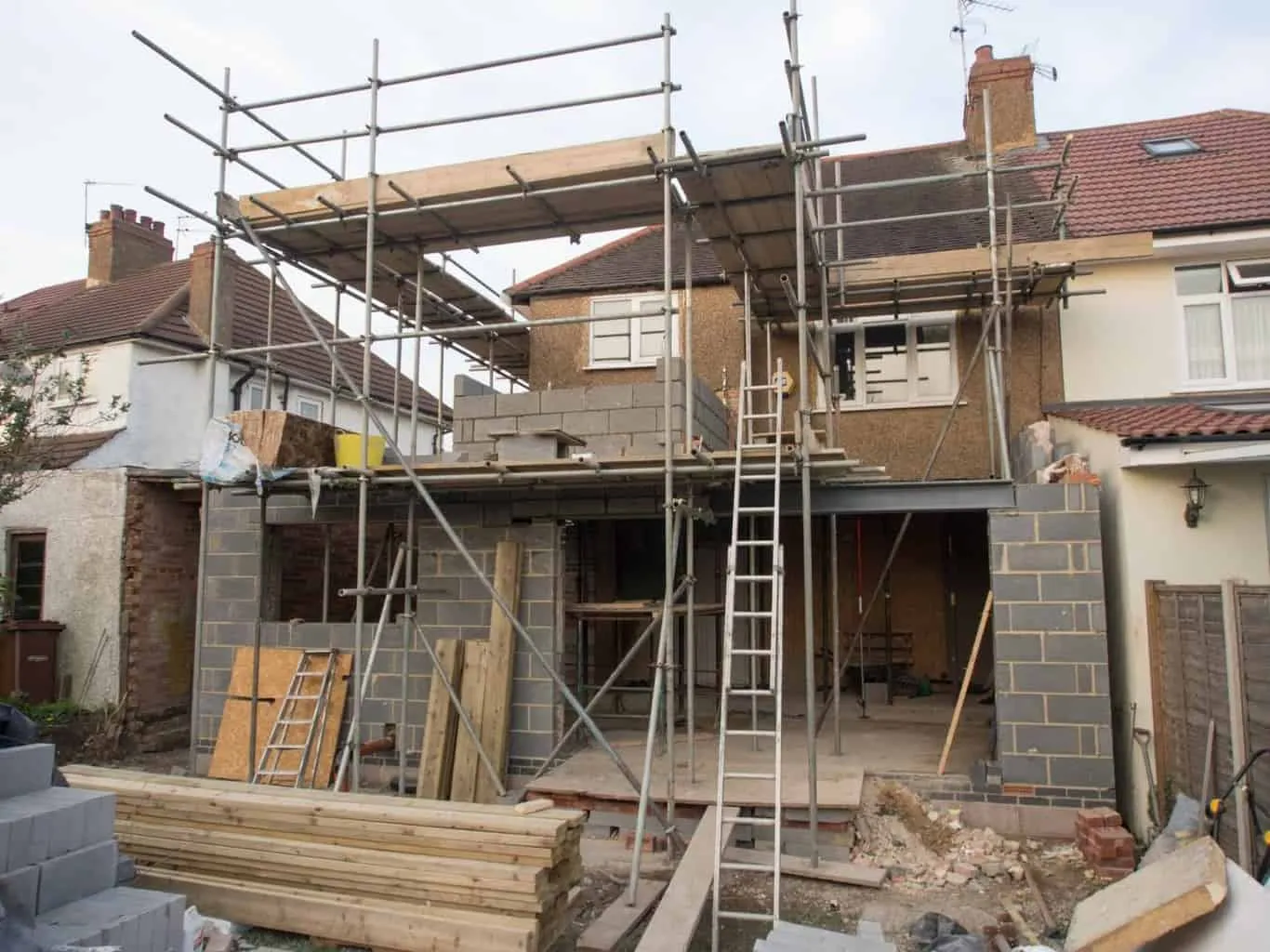 semi-detached extension